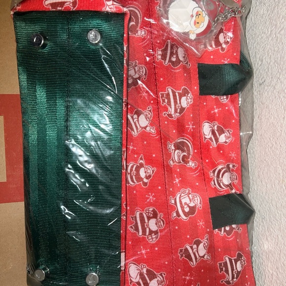 Harvey's Holly Jolly Santa Mini Streamline Tote With Sticker - Picture 4 of 7